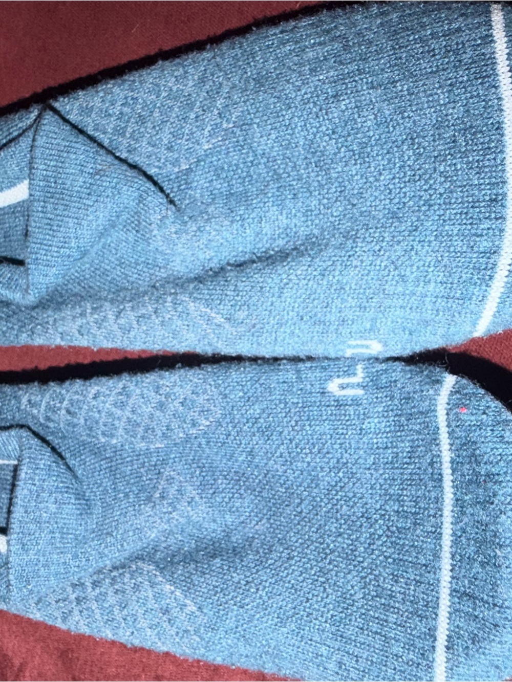 Men's Blue Knit Slip-On Loafers 11